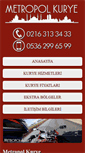Mobile Screenshot of metropolkurye.com
