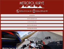 Tablet Screenshot of metropolkurye.com